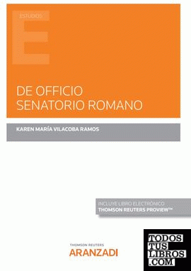 De officio senatorio romano (Papel + e-book)