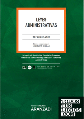 Leyes Administrativas (Papel + e-book)