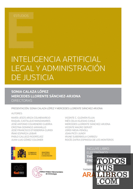 Inteligencia artificial legal y administración de justicia (Papel + e-book)