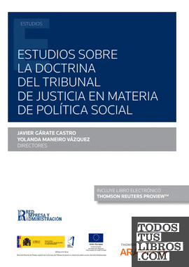 Estudios sobre la doctrina del Tribunal de Justicia en materia de política social (Papel + e-book)