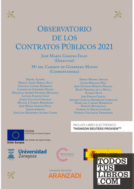 Observatorio de los Contratos Públicos 2021 (Papel + e-book)