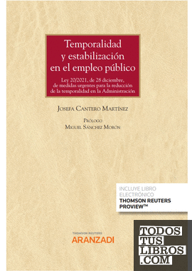 Temporalidad y estabilización en el  Empleo Público (Papel + e-book)