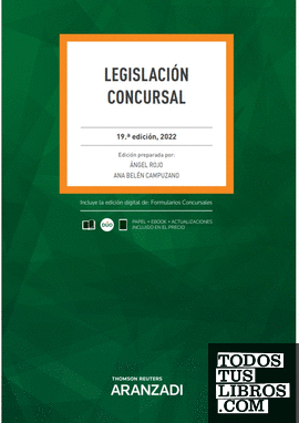 Legislación Concursal (Papel + e-book)