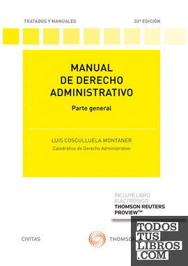 Manual de derecho administrativo. Parte general (Papel + e-book)