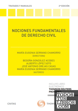 Nociones fundamentales de Derecho Civil (Papel + e-book)