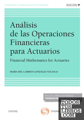 Análisis de las Operaciones Financieras para Actuarios (Papel + e-book)