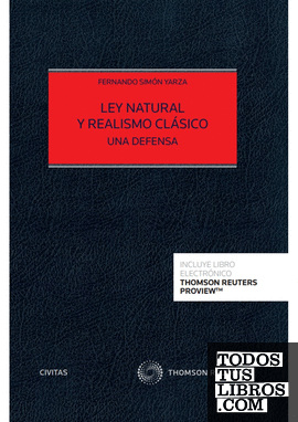 Ley natural y realismo clásico  (Papel + e-book)