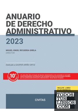 Anuario de Derecho Administrativo 2023 (Papel + e-book)