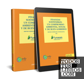 Finanzas sostenibles. Un compromiso ambiental, social y de buen gobierno (FUNSEAM) (Papel + e-book)