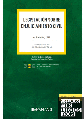 Legislación sobre Enjuiciamiento Civil (Papel + e-book)