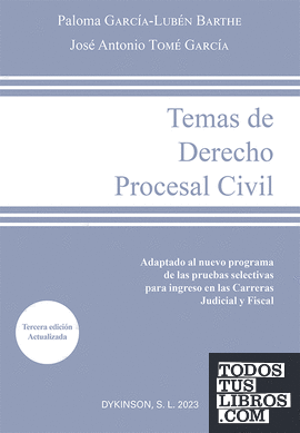 Temas de Derecho Procesal Civil