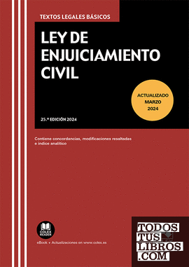 Ley de enjuiciamiento civil (25.ª EDICIÓN 2024)