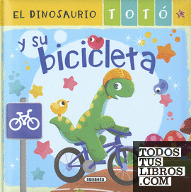 El dinosaurio Totó y su bicicleta