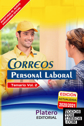 PERSONAL LABORAL DE CORREOS. TEMARIO. VOLUMEN II