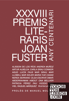XXXVIII Premis Literaris Joan Fuster