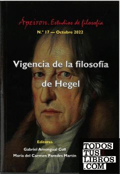Vigencia de la filosofía de Hegel
