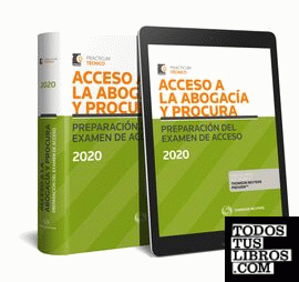 Acceso a la Abogacía y Procura. Preparación del examen de acceso 2020 (Papel + e-book)
