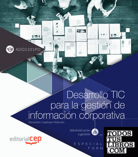 Desarrollo TIC para la gestión de información corporativa (ADGG101PO). Especialidades formativas