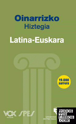 Oinarrizko hiztegia latina - euskara