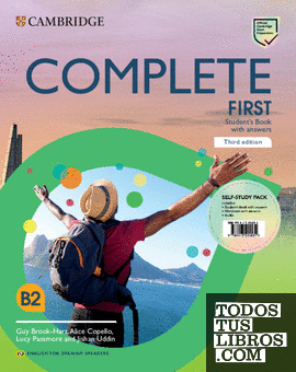 Complete First Self-study pack (Students Book with answers and Workbook with answers and Class Audio) English for Spanish Speakers