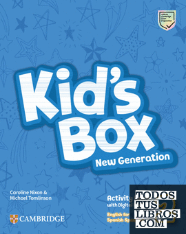 Kid's Box New Generation English for Spanish Speakers Level 2 Activity Book with Home Booklet and Digital Pack