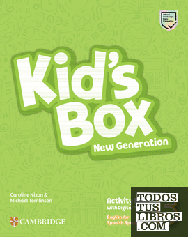 Kid's Box New Generation English for Spanish Speakers Level 5 Activity Book with Home Booklet and Digital Pack
