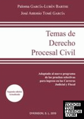 Temas de Derecho Procesal Civil