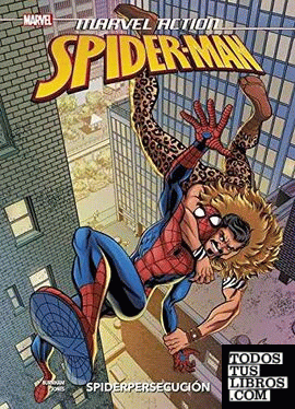 Marvel action spiderman. spiderpersecución