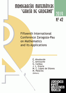 Fifteenth International Conference Zaragoza-Pau on Mathematics and its Applications