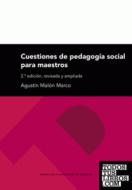 Cuestiones de pedagogía social para maestros