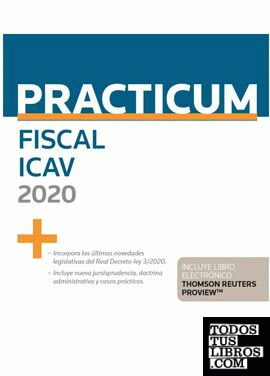 Practicum Fiscal 2020 (Personalización ICAV) (Papel + e-book)