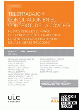 Teletrabajo y conciliación en el contexto de la COVID-19 (Papel + e-book)