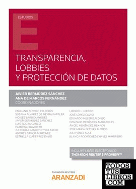 Transparencia, lobbies y protección de datos (Papel + e-book)