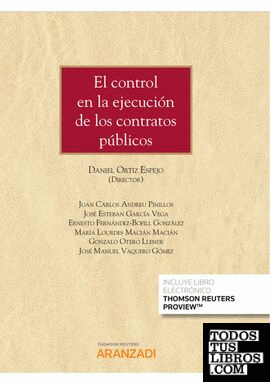 El control en la ejecución de los contratos públicos (Papel + e-book)