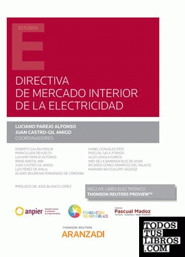 Directiva de mercado interior de la electricidad (Papel + e-book)