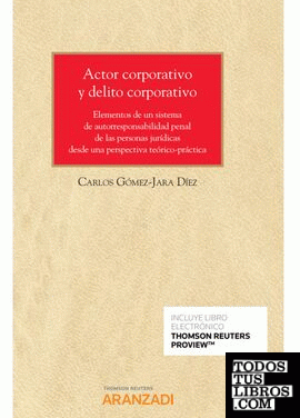 Actor corporativo y delito corporativo (Papel + e-book)