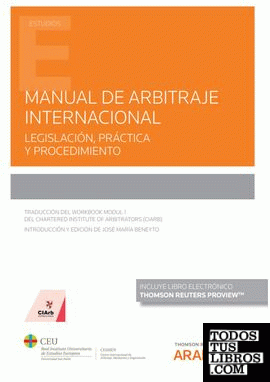 Manual de arbitraje internacional (Papel + e-book)