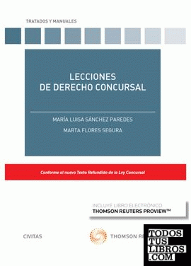 Lecciones de Derecho Concursal (Papel + e-book)