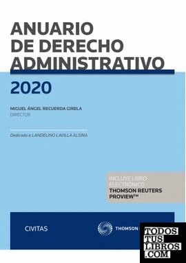 Anuario de Derecho Administrativo 2020 (Papel + e-book)