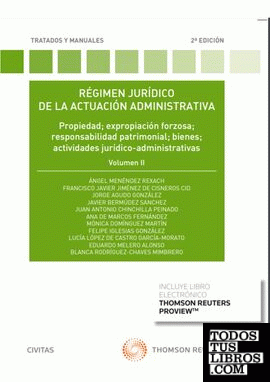 Régimen jurídico de la actuación administrativa. Volumen II (Papel + e-book)