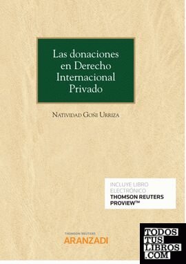 Las donaciones en Derecho Internacional Privado  (Papel + e-book)