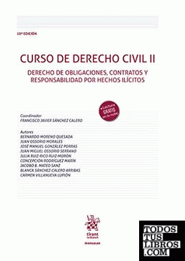 Curso de derecho civil II 10ª Edición 2020