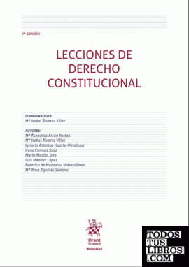 Lecciones de derecho constitucional 7ª Edición 2020