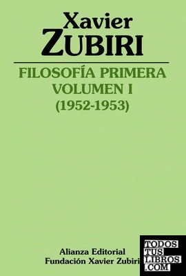 Filosofía primera (1952-1953)