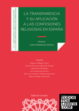 La transparencia y su aplicación a la confesiones religiosas en España