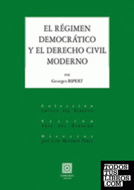 El régimen democrático y el derecho civil moderno