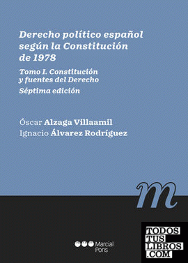 Derecho político español según la Constitución de 1978