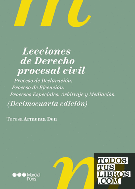 Lecciones de Derecho procesal civil 14ª ed.
