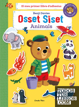 Osset Siset. El meu primer llibre d'adhesius. Animals
