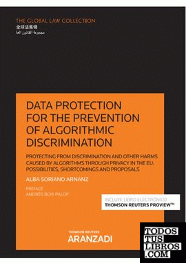 Data protection for the prevention of algorithmic discrimination (Papel + e-book)